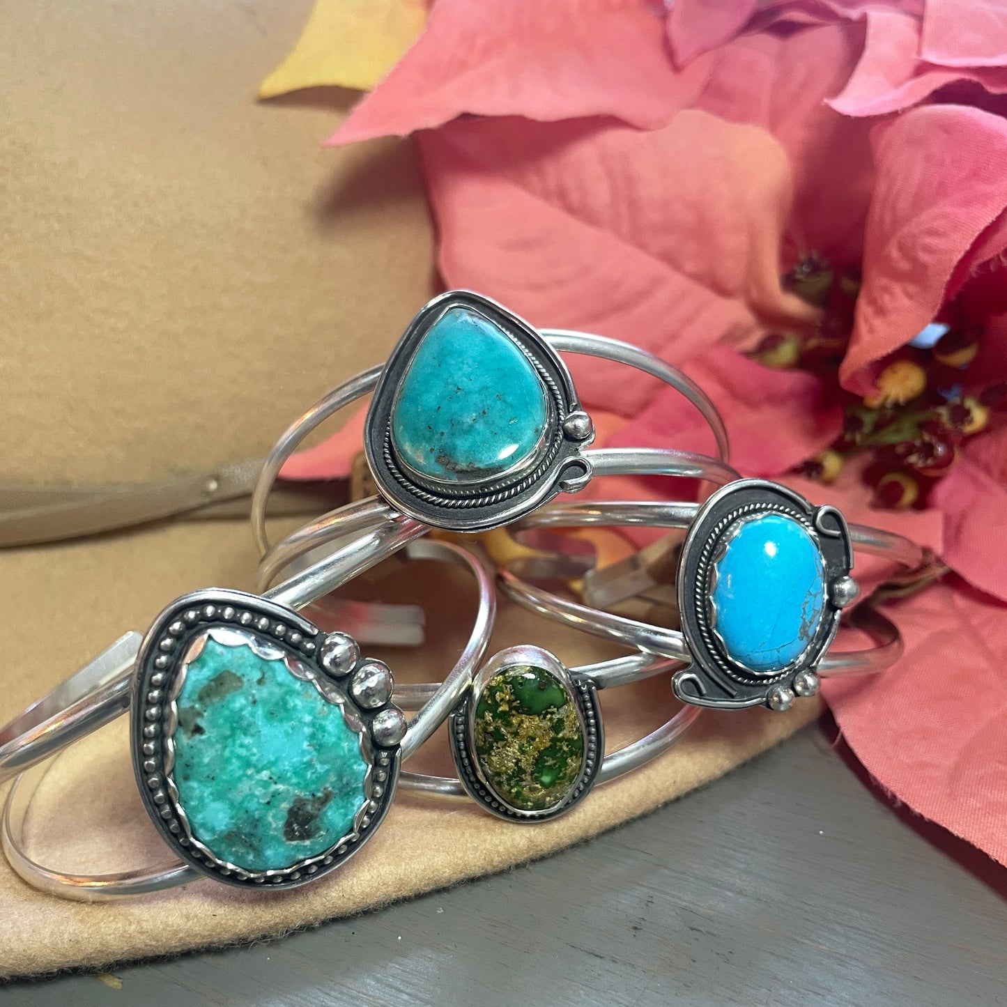 Sonoran Turquoise Three Dot Cuff