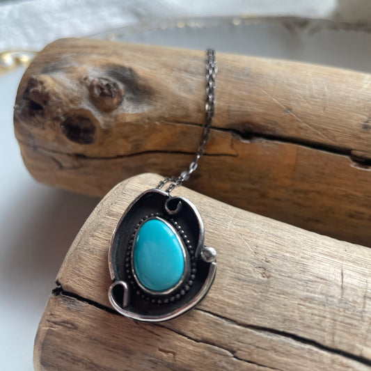 Kingman Turquoise Kismet Necklace